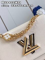 LV Twist bag M59402  Off-white 23*17*9.5cm - 5