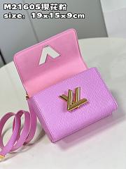 LV Twist bag M21605 Sakura powder 19*15*9cm - 5