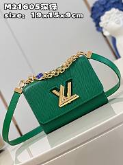 LV Twist bag M21605 dark green19*15*9cm - 5