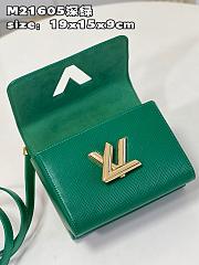 LV Twist bag M21605 dark green19*15*9cm - 2