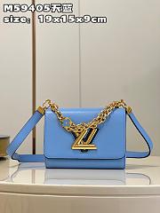 LV Twist bag M59405 sky blue 19*15*9cm - 1