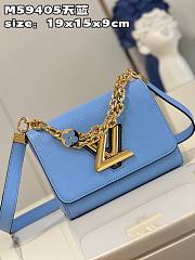 LV Twist bag M59405 sky blue 19*15*9cm - 5