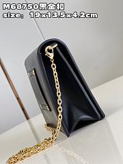 LV twist belt bag M68750 black and gold buckle 19*13.5*4.2cm - 3