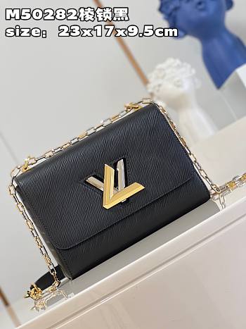 LV Twist Monogram bag M50282 black 23*17*9.5cm