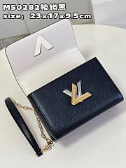 LV Twist Monogram bag M50282 black 23*17*9.5cm - 6