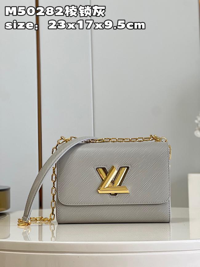 LV Twist Monogram bag M50282 grey 23*17*9.5cm - 1