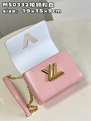 LV Twist Monogram bag M50332 pink 19*15*9cm - 6