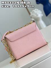 LV Twist Monogram bag M50332 pink 19*15*9cm - 2