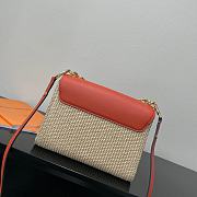 LV Twist MM BAG RED 23*17*9.5CM - 5