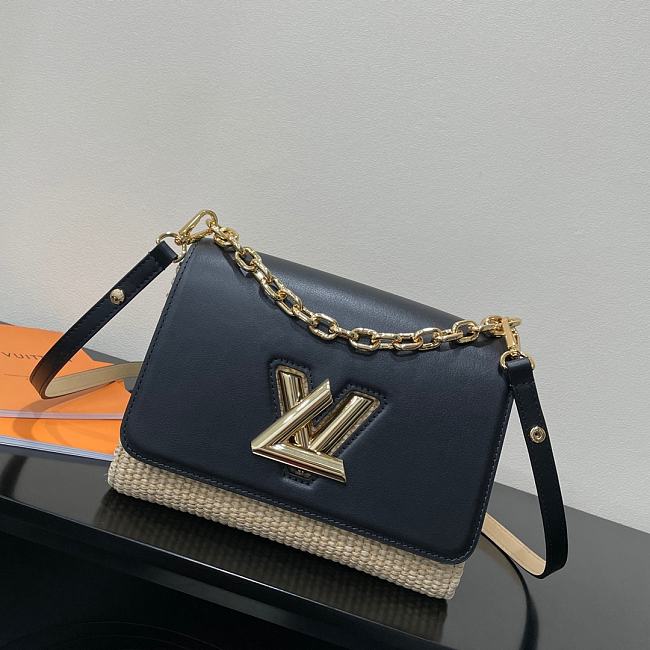 LV Twist MM BAG BLACK 23*17*9.5CM - 1