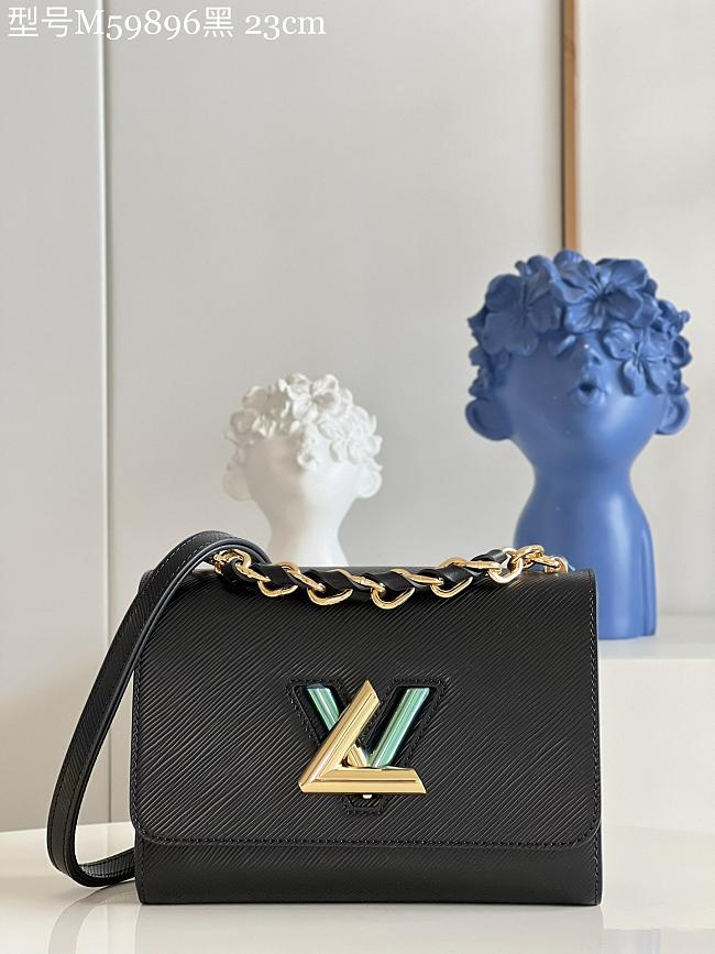 LV M59896 Twist bag black 23*17 *9.5cm - 1