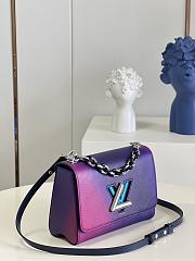 LV M59896 Twist Tote bag gradient blue 23*17*9.5cm  - 3