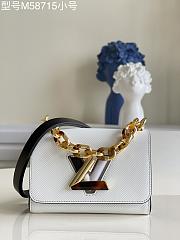 LV M58715 twist bag white 19*15*9cm - 1