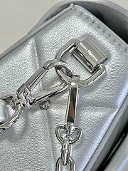 LV M5282 Twist bag  silver diamond 23*17*9.5 - 2