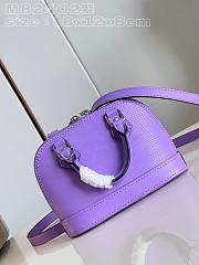 Louis Vuitton M82402 Nano Alma Provence Lilac 18*12*8cm - 4