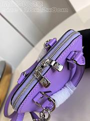 Louis Vuitton M82402 Nano Alma Provence Lilac 18*12*8cm - 3