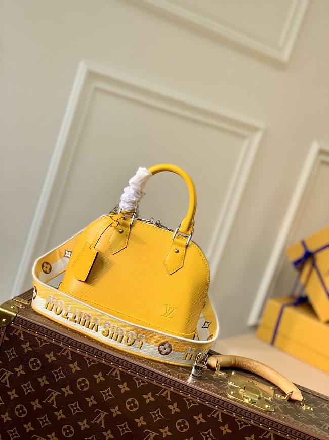 LV Alma BB tote bag yellow 23.5*17.5*11.5cm - 1