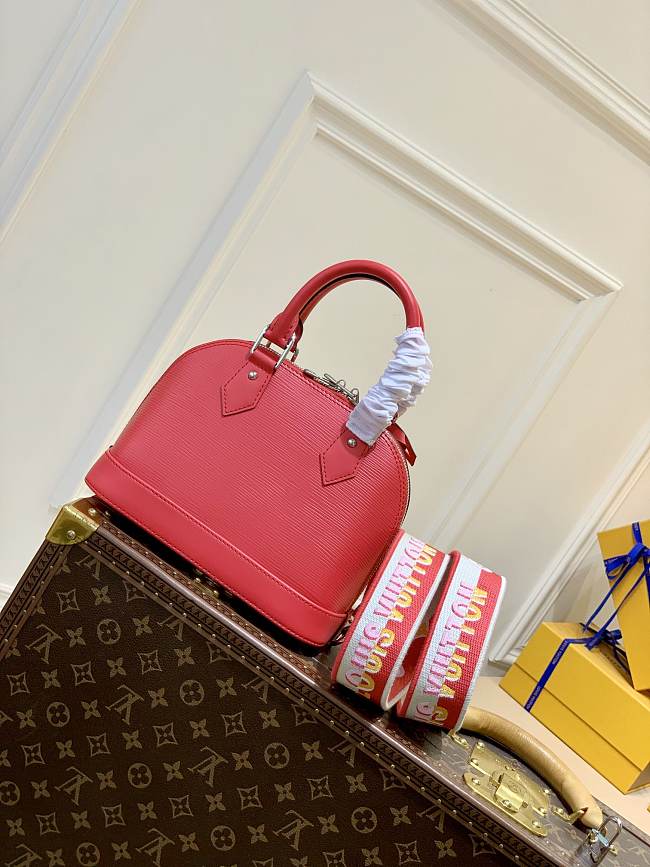 LV Alma BB tote bag red 23.5*17.5*11.5cm - 1