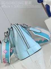 LV M40302 Alma BB bag pink blue23.5*17.5*11.5cm - 2