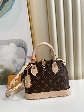 LV N41221 alam BB bag  pink belt  25*19*12cm