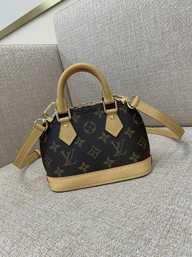 LV Nano Alma bag light brown 18*12*8cm - 1