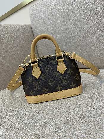 LV Nano Alma bag light brown 18*12*8cm