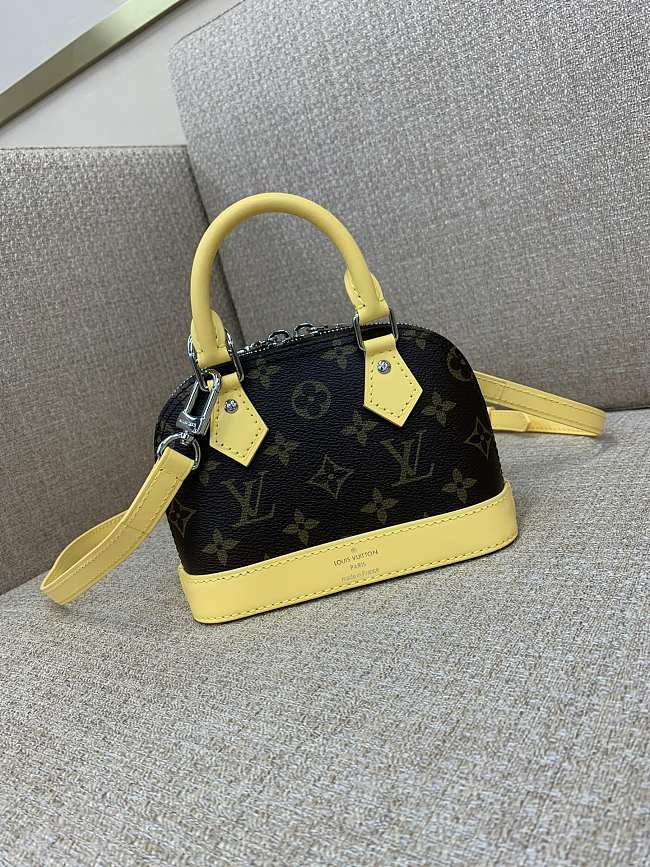 LV Nano Alma bag yellow 18*12*8cm - 1