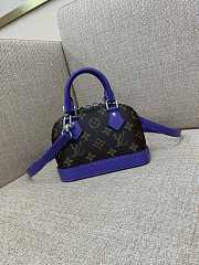 LV Nano Alma bag purple 18*12*8cm - 1