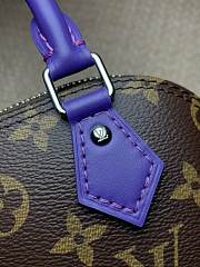 LV Nano Alma bag purple 18*12*8cm - 3