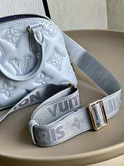 LV Alma BB bag wide shoulder straps blue  24.5*18*12cm - 4