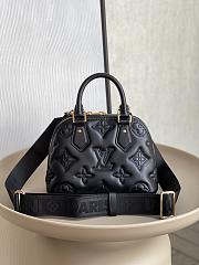 LV Alma BB bag wide shoulder straps black 24.5*18*12cm - 5