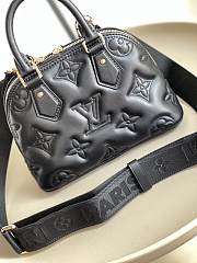 LV Alma BB bag wide shoulder straps black 24.5*18*12cm - 3