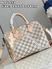 Louis Vuitton Speedy Bandoulière 25 Damier Azur coated canvas - 25 x 19 x 15 cm - 6