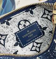 LV M81168 NANO Speedy Denim blue 16*10*7.5cm - 2