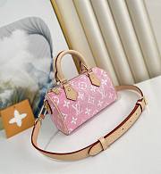 LV M81168 NANO Speedy pink 16*10*7.5cm - 3