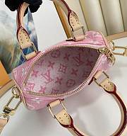 LV M81168 NANO Speedy pink 16*10*7.5cm - 5