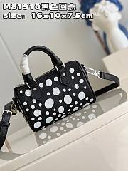 Louis Vuitton M81910 LV x YK Nano Speedy Black&White  16*10 *7.5cm - 2