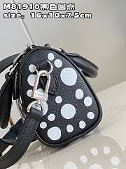 Louis Vuitton M81910 LV x YK Nano Speedy Black&White  16*10 *7.5cm - 3