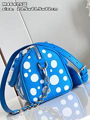 Louis Vuitton M46425 LV x YK Speedy Bandoulière 20 Blue&White 20.5 *13.5 *12 cm - 2