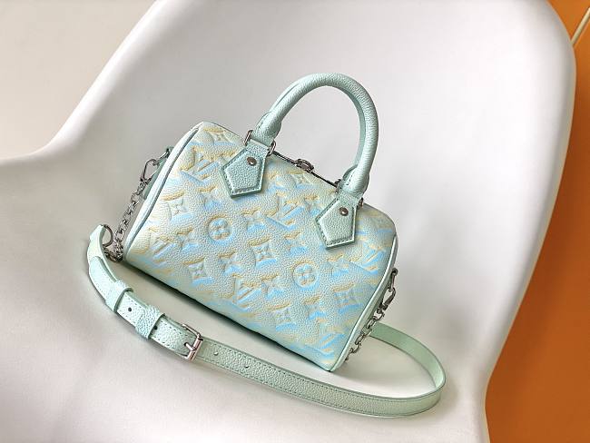 LV Speedy Bandoulière 25 blue 20.5*13.5*12cm - 1