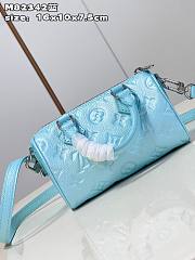 LV M82342 Nano Speedy bag blue 16*10*7.5cm - 2