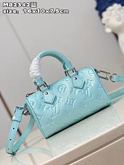 LV M82342 Nano Speedy bag blue 16*10*7.5cm - 3