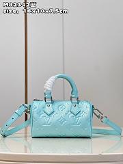 LV M82342 Nano Speedy bag blue 16*10*7.5cm - 1