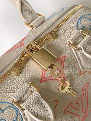 LV Speedy Bandoulière 20 bag Beige 20.5*13.5*12cm - 4