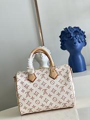 LV M20919 Speedy Shoulder 25 bag  white 19*25*15cm - 2