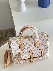 LV M20919 Speedy Shoulder 25 bag  white 19*25*15cm - 5