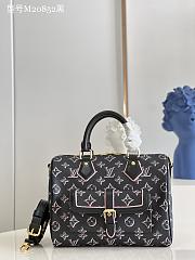 LV M20852 Speedy Shoulder 25 bag black  19*25*15cm - 1