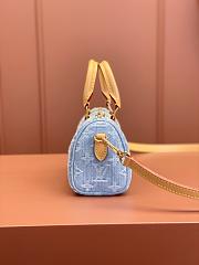 Louis Vuitton M11212 Nano Speedy Bag Sky Blue 16*10*7.5cm - 2