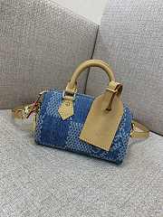 LV Speedy 25 bag  Denim blue 25*19*15cm - 3