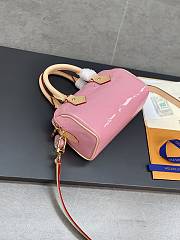 LV Nano Speedy bag  pink 16*10*7.5cm - 3